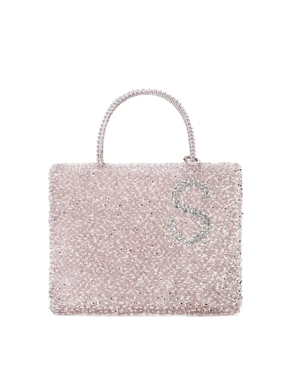 ニュー フィグーラ/ミディアム/1文字/パウダリーピンクシルバー