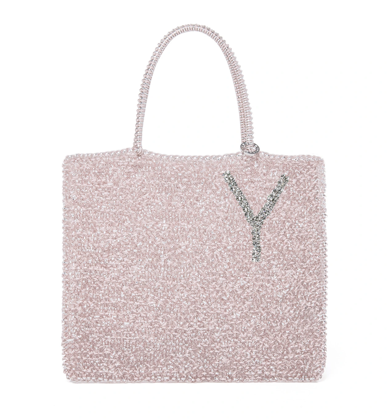 ♡ANTEPRIMA新品未使用　バッグチャーム　フィグーラ♡ ニュー フィグーラ/ラージ/1文字/パウダリーピンクシルバー ｜ 【公式