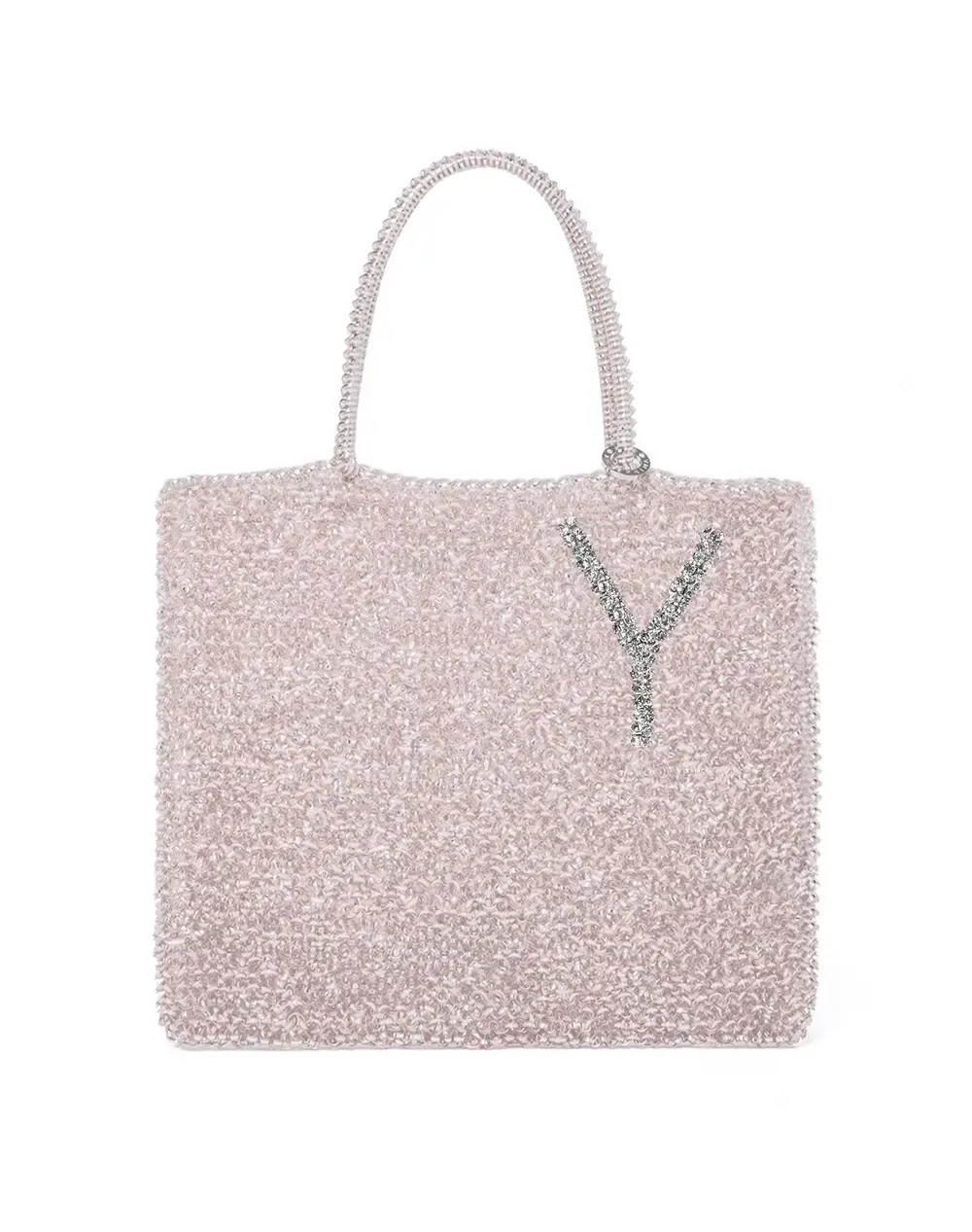 ニュー フィグーラ/ラージ/1文字/パウダリーピンクシルバー