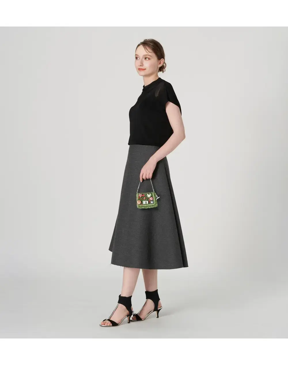 ミカ ニナガワ/マイクロバッグ/シャンパングリーン