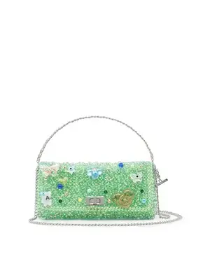 ミカ ニナガワ/フラットポーチ/ステッラグリーン【一部店舗販売商品】