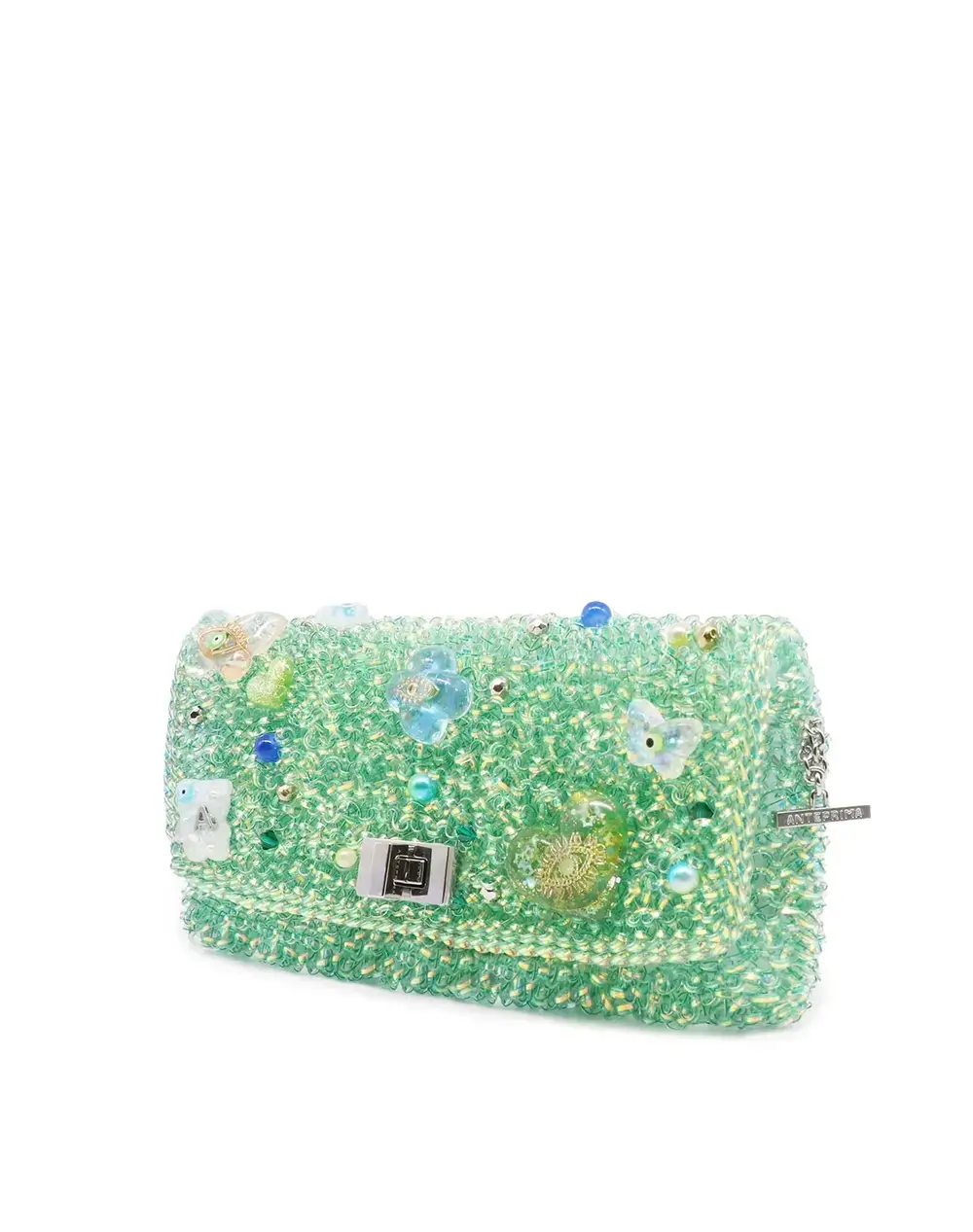 ミカ ニナガワ/フラットポーチ/ステッラグリーン【一部店舗販売商品】