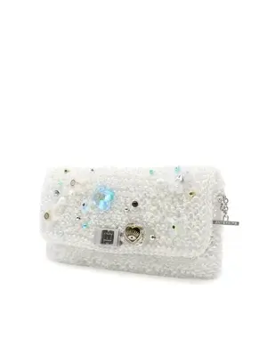 ミカ ニナガワ/フラットポーチ/オーロラホワイト【一部店舗販売商品】